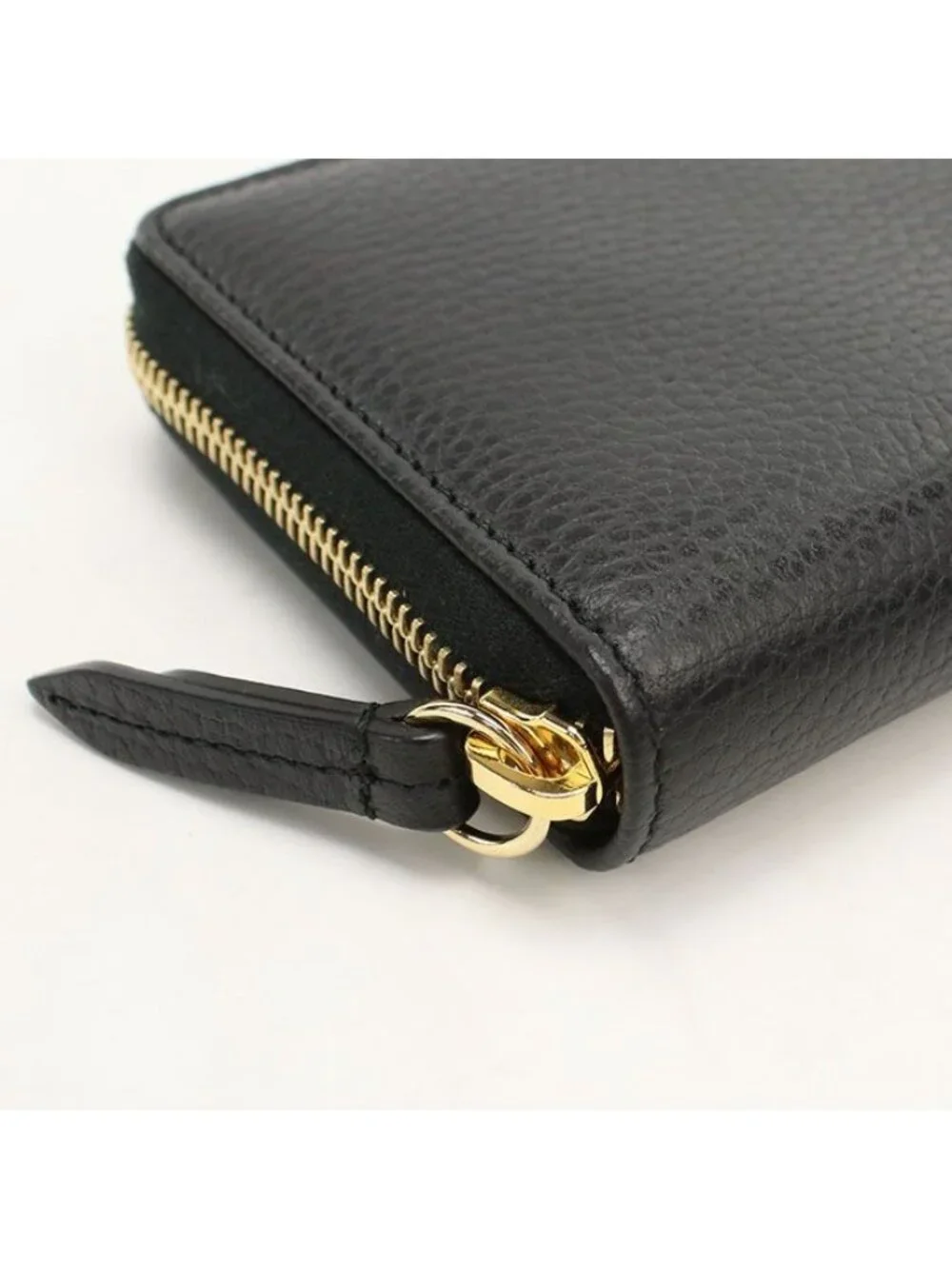 Gucci Double Wallet Zip Around Leather